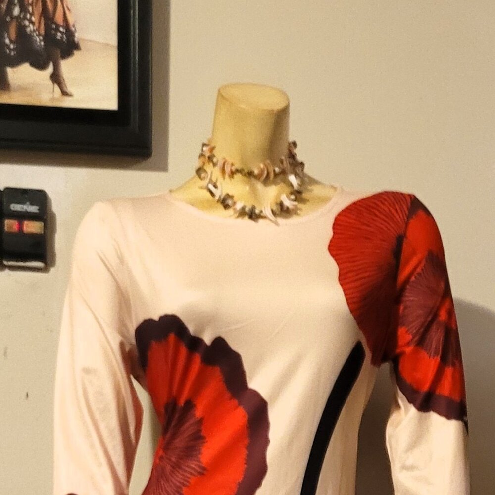 SAXIER FLORAL BODY CON DRESS